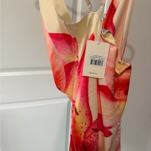 Peppermayo Red and Cream Mini Dress